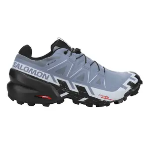 Salomon Womens Speedcross 6 Gtx Trail Running Sneakers Shoes - Black, Blue