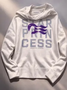 Camp David Star Princess Hoodie XL White New