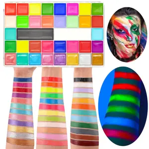 36 Shades Body Face Painting Kit Easy Color Cosmetic Paint For Carnival Party Holiday Use