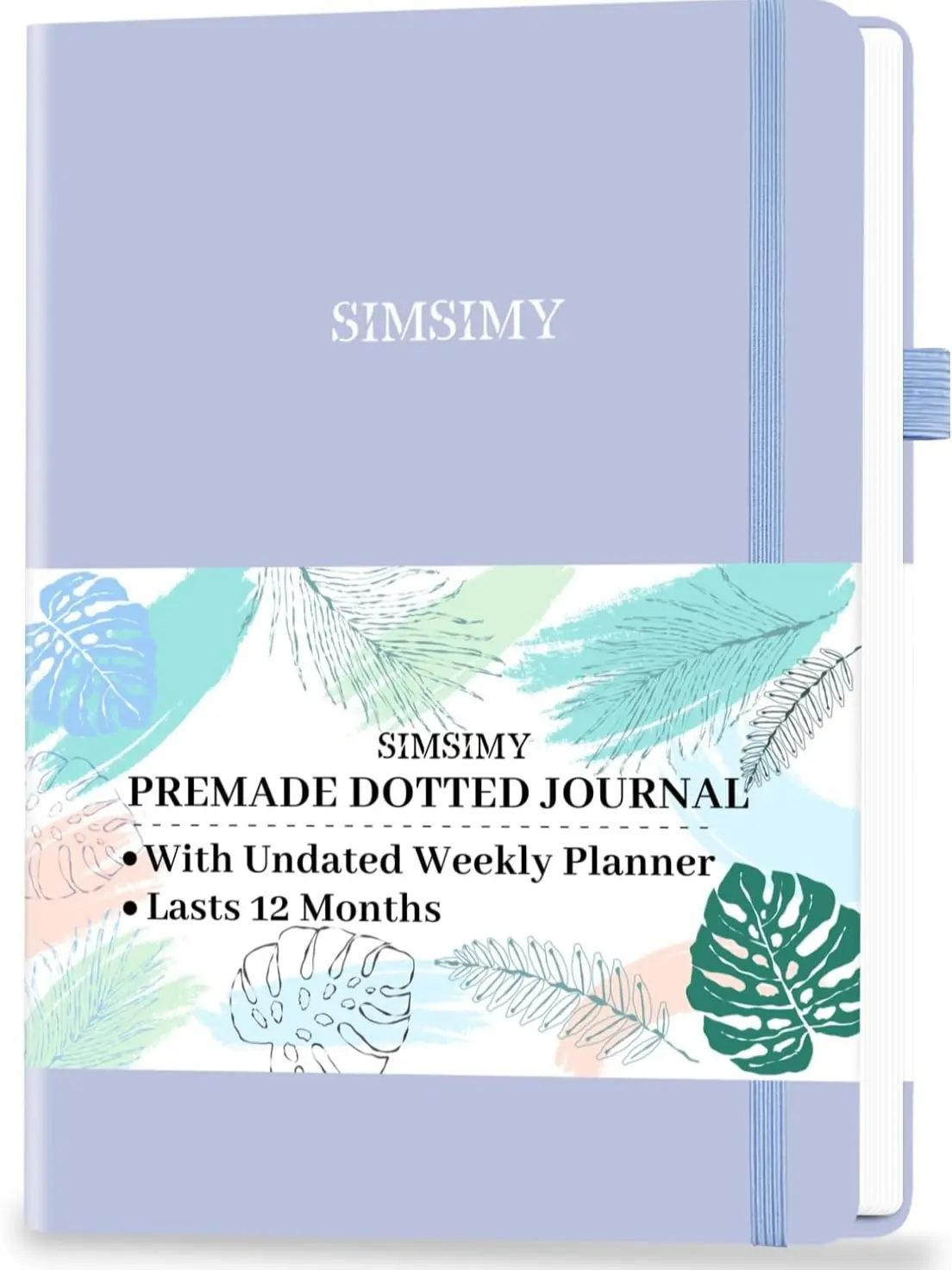Premade Bullet Dotted Journal with Undated Weekly Monthly Planner, Aesthetic Notebook for Goals Gratitude Budget Exercise Habits Mood Sleep Tracker