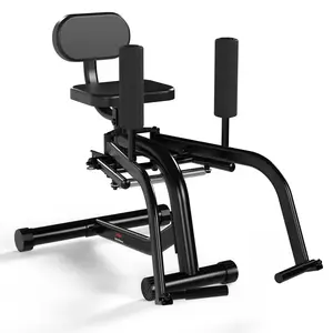 Hip Abductor Machine for Home Gym, Level Glute Machine & Thigh Workout Equipment, Booty Builder with Plush Padding, Compact Leg Exercise Euipment for Women & Men