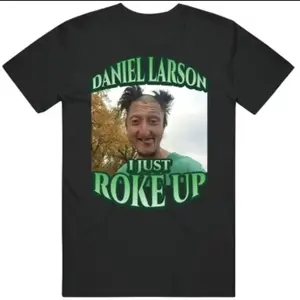 Daniel Larson Selfie shirt Casual Cotton Menswear Top Tshirt, Funny Meme Dank Genz Joke Tee---100% cotton Breathable comfortable Fashion Unisex