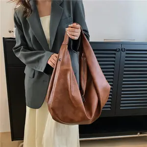 Women's Bag - Large Capacity Underarm Bag Fashionable Large Capacity Tote Bag Simple Shoulder Bag