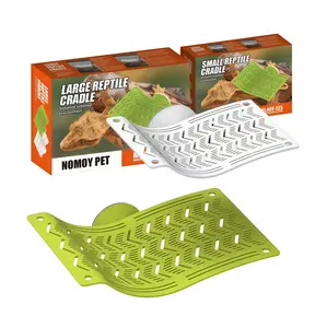 Herpify Multi-Size Plastic Reptile Hammock with Vented Plate & Suction Cups - Frogs/Lizards Pet Supplies, Reptile & Amphibian Tank Decorations for Bearded Dragons, Crested Geckos, Snakes tiktokshopspringglowup,summervibes summervibes