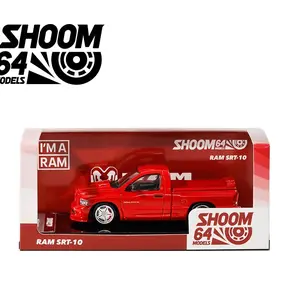 Shoom64 1:64 2003 Dodge Ram SRT-10 Pickup – Red