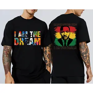 DoubleSided 100Percent Cotton King Inspired Dream Like TShirt for Black History Tour BHM2026 Perfect Holiday Gift