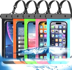 5 Pack Universal Waterproof Phone Pouch (Up to 8.3”) IP68 Waterproof Case Dry Bag for iPhone, Samsung & All Smartphones – Underwater Protection for Swimming, Beach, Travel – Multicolor Set