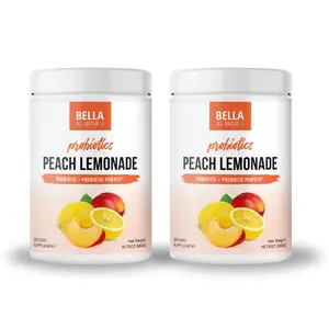 2 Pack Bella All Natural Probiotics Peach Lemonade 2 Pack Bella All Natural Probiotics Peach Lemonade