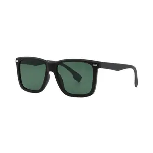 Mad Shade Bold Black Square Frame with Dark UV400 Lens – Lightweight Retro Sunglasses for Men #05