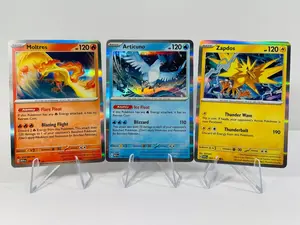 Mini Set | Charizard, Eevee, Mew & More! | Near Mint Articuno & Moltres & Zapdos