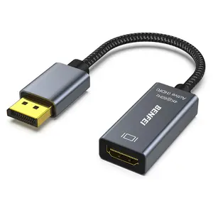 BENFEI Active DisplayPort to HDMI 4K Adapter Male to Female Accessories Connector Portable Cable