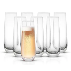 Milo Champagne Glasses, 9.5 oz