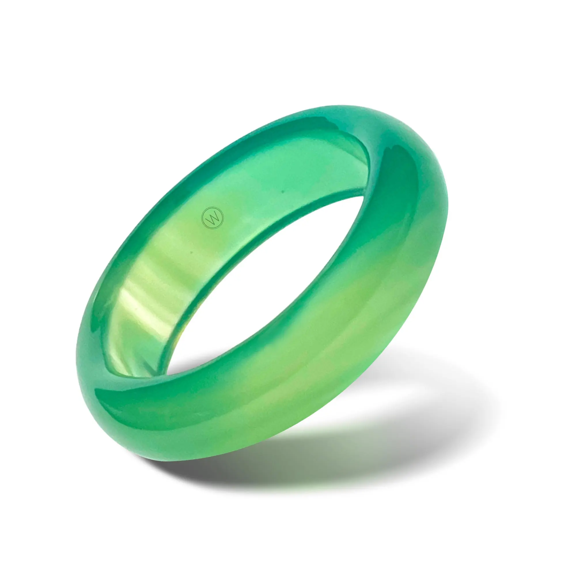 Griffith - Green Agate Stone Ring - Angeleno Collection