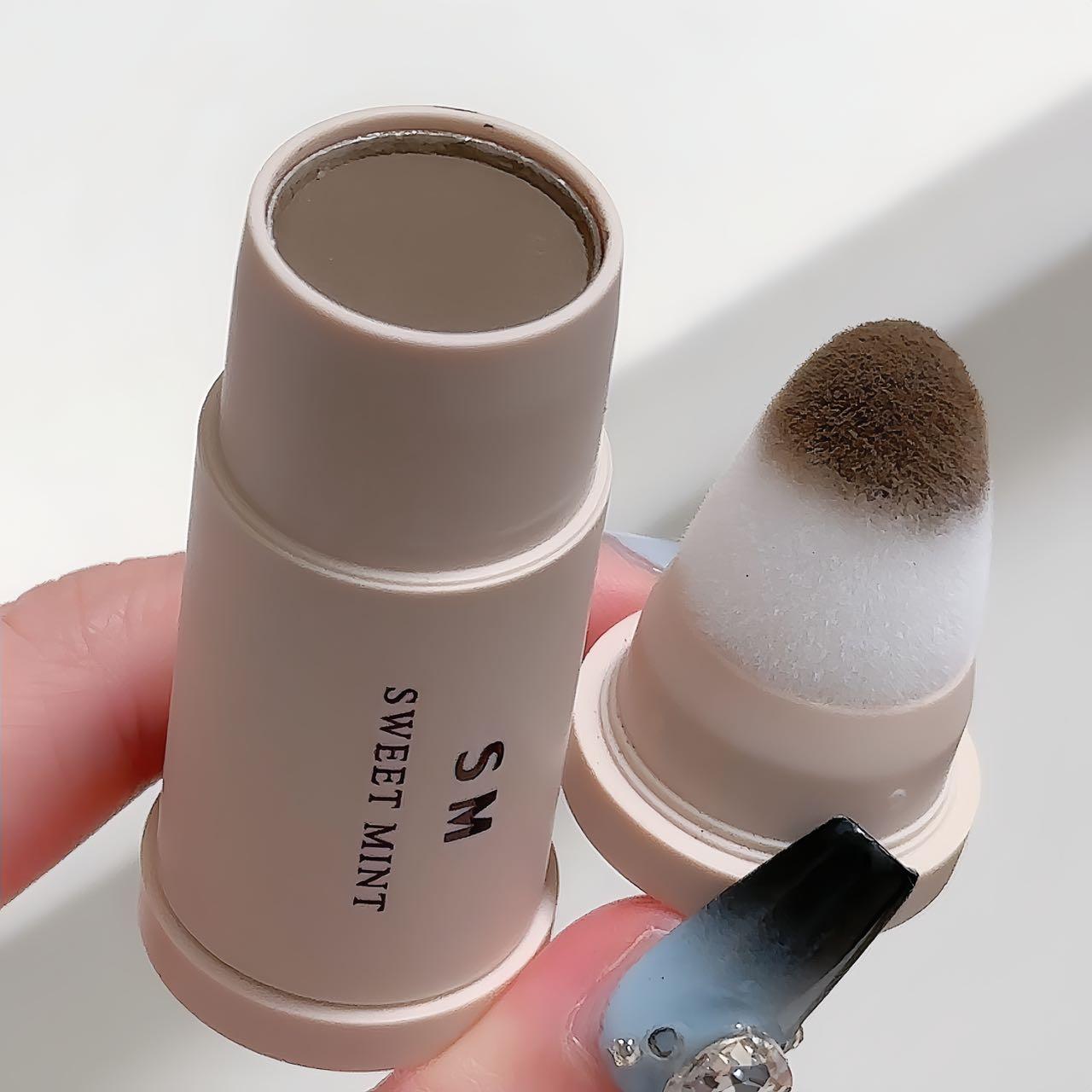 Hairline Powder Stick, Waterproof Sweat‑Proof Hair Shadow Filler, Instant Cover Receding Hairline & Bald Spot, Natural Shade, Long Lasting Hair Shading Pen for Women Men, Easy To Carry, Daily Makeup Hair Beauty Tool