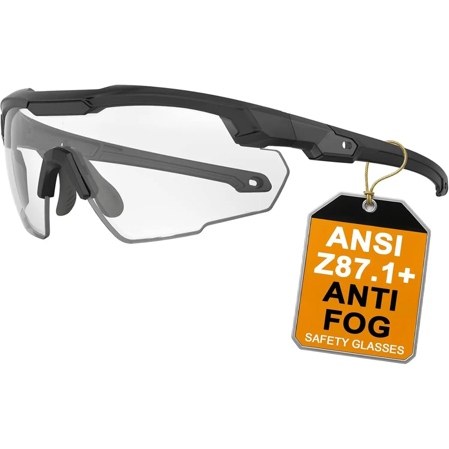 Ballistic Tactical Shooting Glasses ANSI Z87+ UV400 Protective Eyewear