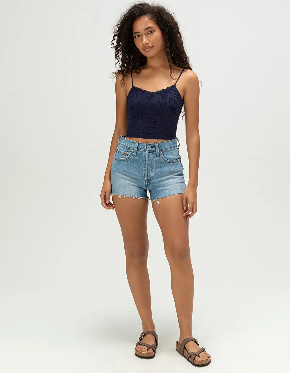 LEVI'S Premium 501 Original Fit Womens High Rise Shorts - No Referee