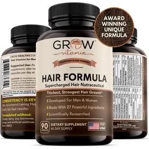 Dr. Berg Hair Formula for Men & Women w/ Biotin Trace Minerals Vitamins