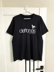 [Sale Up To 50%] Vintage Deftones White Pony Tour Metal Band T-Shirt, Unisex Reprint Cotton Graphic Shirts, Trending USA Tee