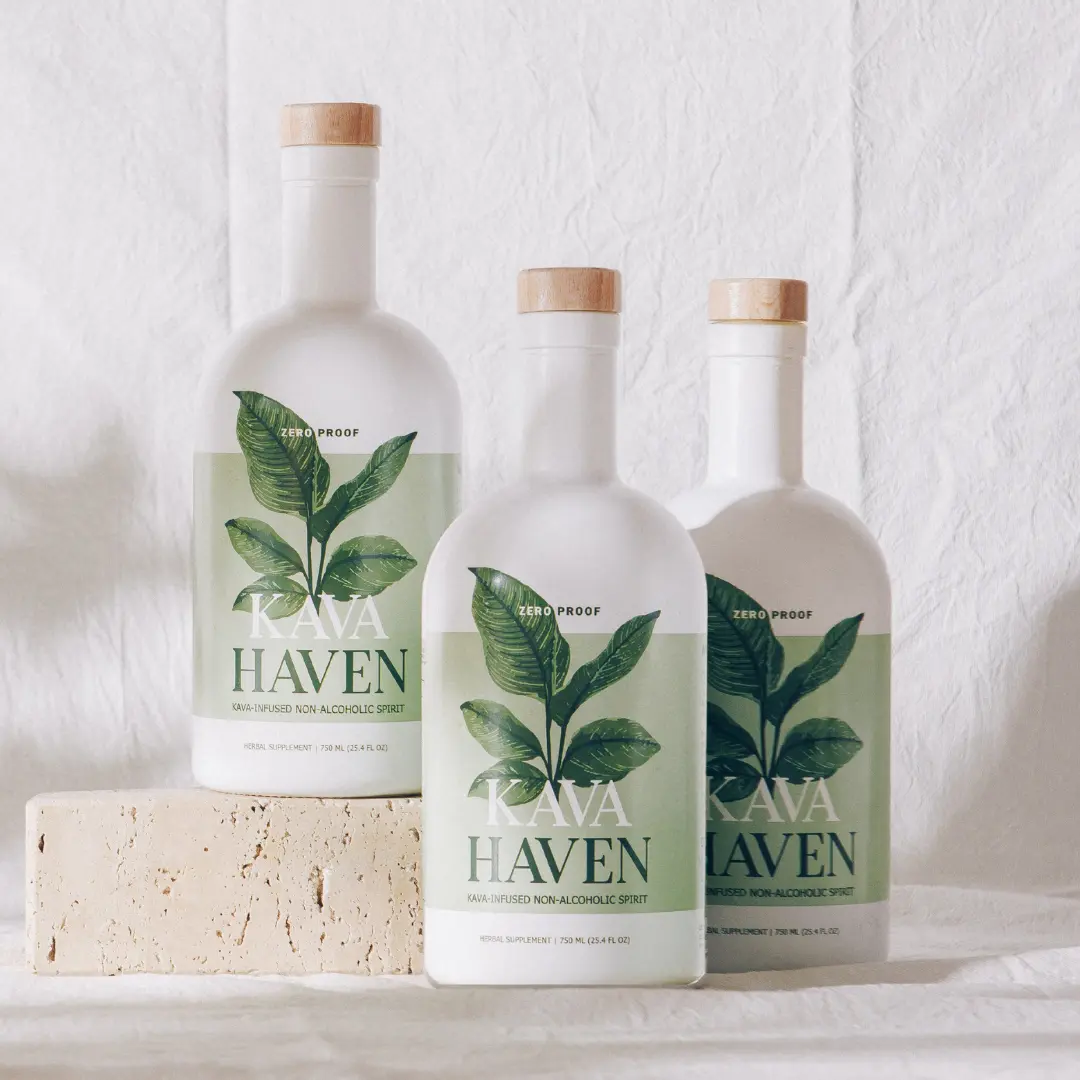 Kava Haven Non-Alcoholic Spirit - 3-Pack (Lemon Ginger Flavor)
