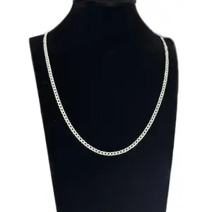 S925 3mm cuban chain diamond cut