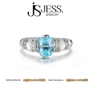 ��#248��2ct Oval Cut Real Synthetic Moissanite Ring S925 Sterling Silver Jewelry D Color VVS1 Clarity Affordable Alternative Travel Ring for Women