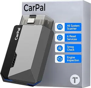 TOPDON CarPal, OBD2 Scanner, Automotive Bluetooth Scanner, All System Diagnostic Tool for iOS & Android, Vehicle Health Check, 6 maintenance services, Smog Check, Repair Guide, Performance Test, engine inspection