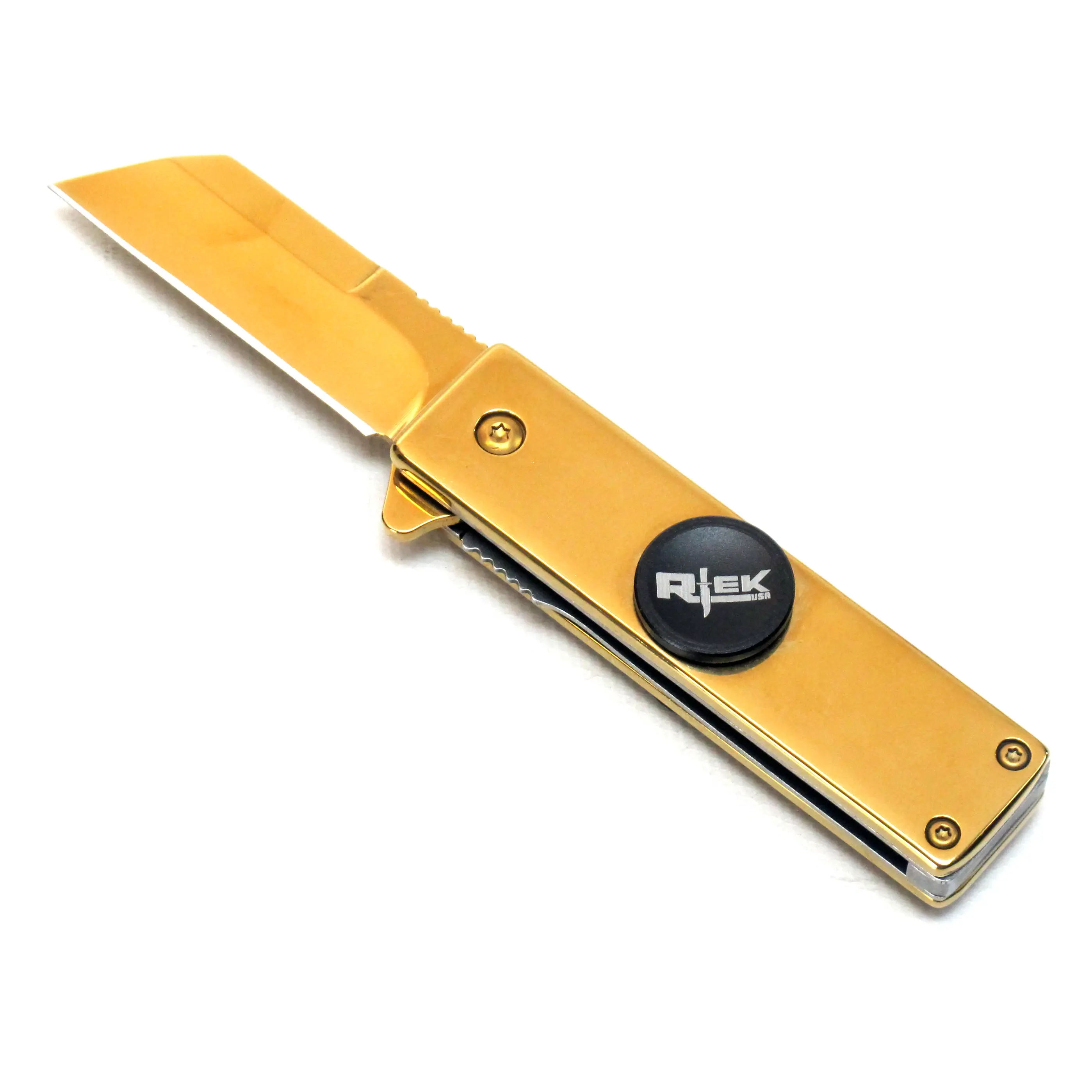 High-End Folding Pocket Knife Tanto Blade Fidget Spinner Tactical Fishing Tool
