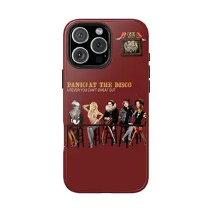 Panic! At The Disco Fever Can't Sweat Out Tough Phone Casefor iPhone 16/15/14/13/12/11/17 ProMax Plus for Samsung phones, suitable for both men and women,  Perfect Gift for  Gifts For Women Men..A gift for the fans