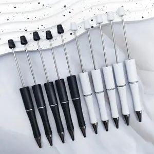 10pcs DIY Beaded Pen Set, High Aesthetic Handmade Kit, School Learning Writing Pens, Office Exam Ballpoint Pens, Art Pen, Smooth Writing Pens, Ballpoint Pen Gifts