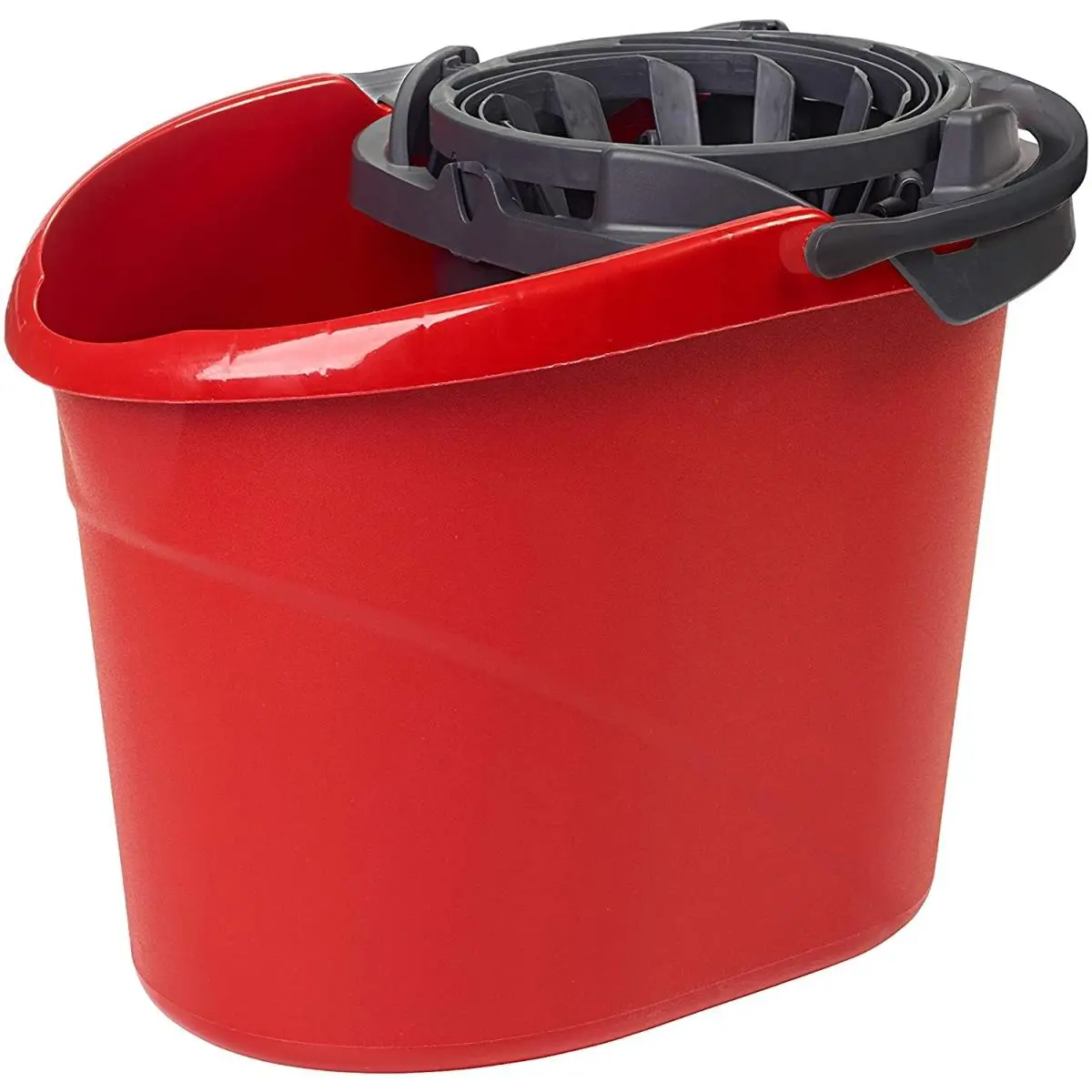 O Cedar Quick Wring Cleaning Bucket - 2.5 gal, Sturdy Metal-Plastic Set, Pack of 4