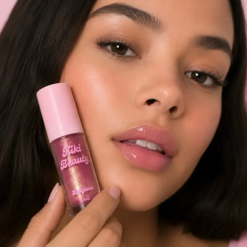 Sparkling Peach Lipgloss Vegan and Cruelty Free Non Sticky  Hydrating Lipgloss