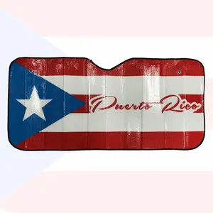 Car Sun Shade Puerto Rico Flag