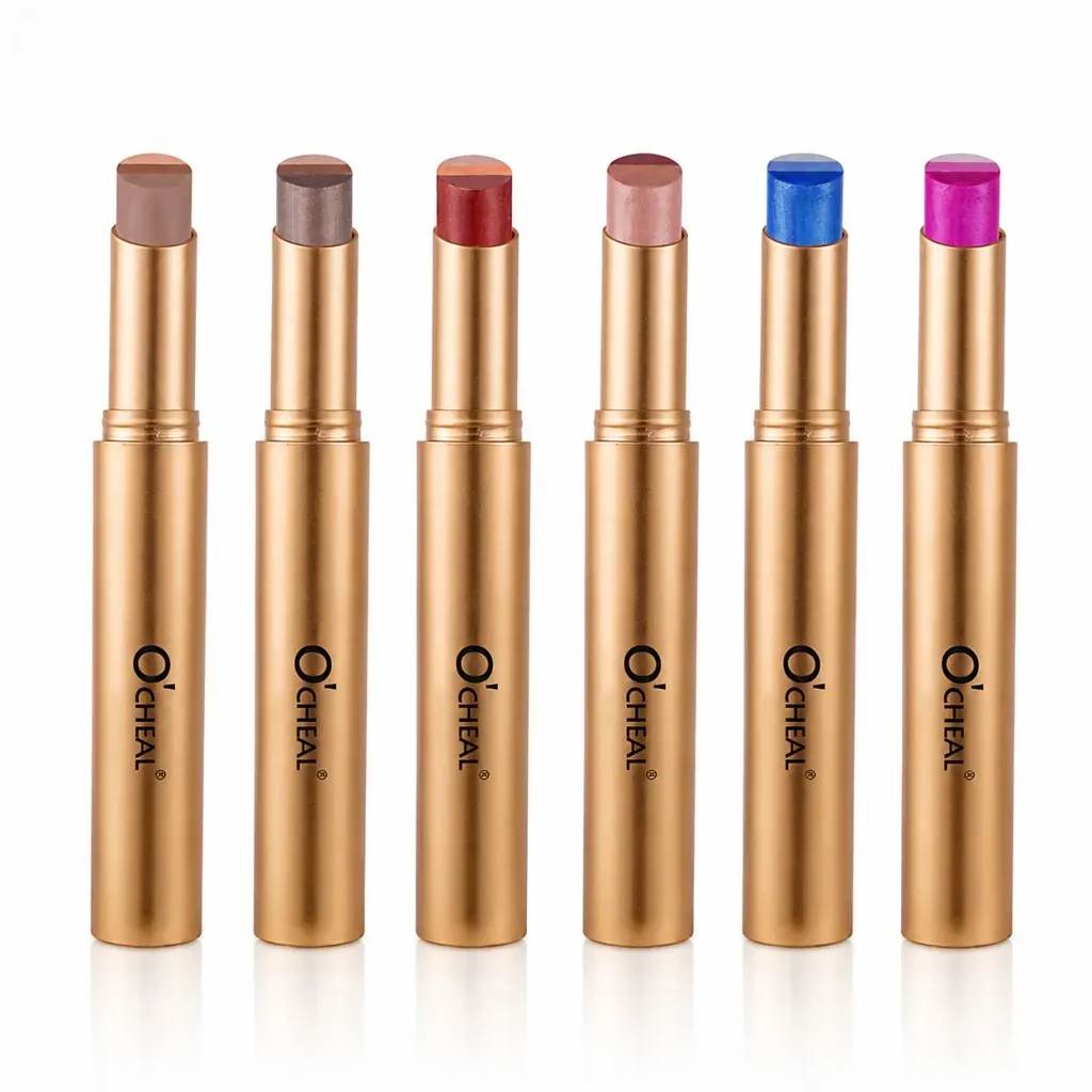3-Color Gradient Eyeshadow Stick, Waterproof Cream Shimmer for Easy Eye Makeup, Long-Wearing Sparkly Makeup for a Doll Eye Effect