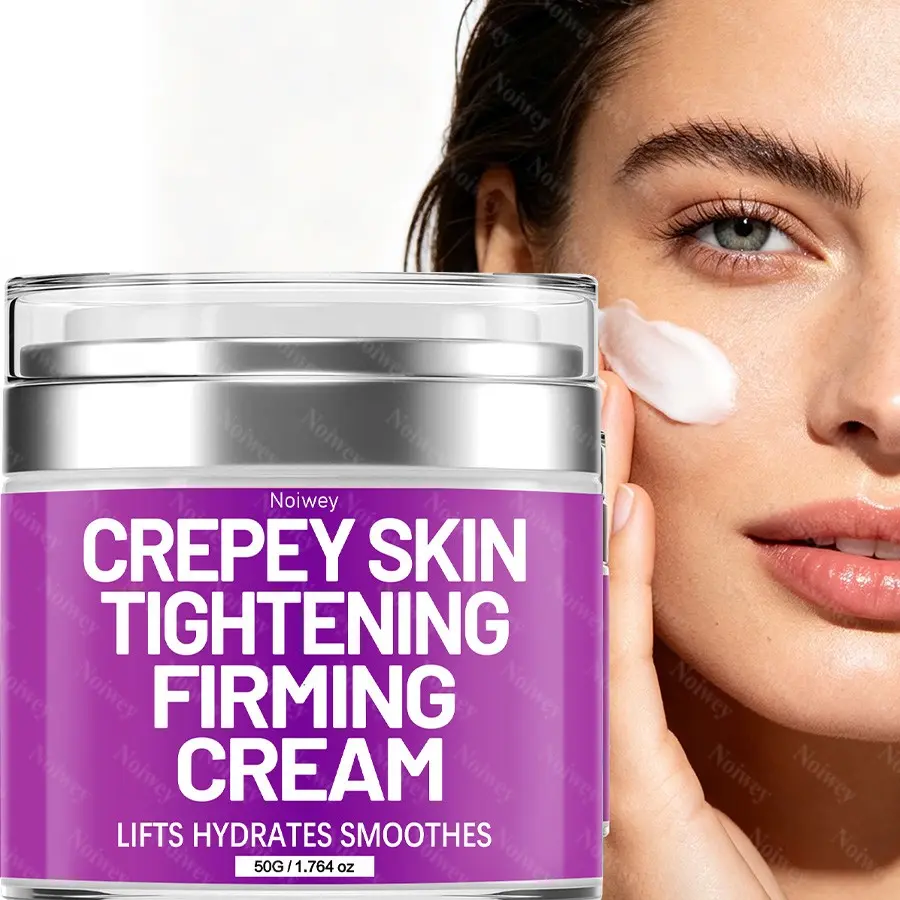 50g Body Tightening Smoothing Cream for Crepey Skin, Body Firming Cream with Hyaluronic Acid, Caffeine, Jojoba Oil, Moisturizer, Body Lifting Cream for Deeply Hydrating, 24-hour hydration, Moisturizing, Suitable for men and women