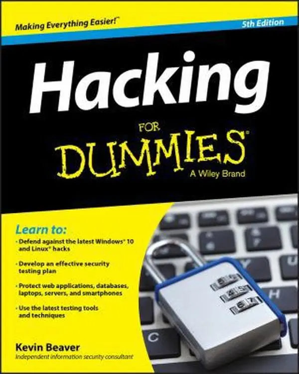 USED Book - Hacking for Dummies (For Dummies (Computer/tech)) by Kevin Beaver (Paperback) - english