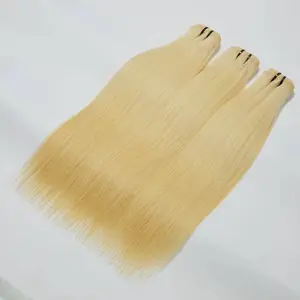 A 613 Blonde Straight Bundles – 100% Raw Indian Hair | Silky, Full, Long Lasting (12–30”)