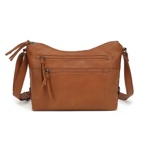 Crossbody Bags for Women,Elegant Crossbody Purse with Milti-pocket Soft Leather Shoulder Handbag for Travel