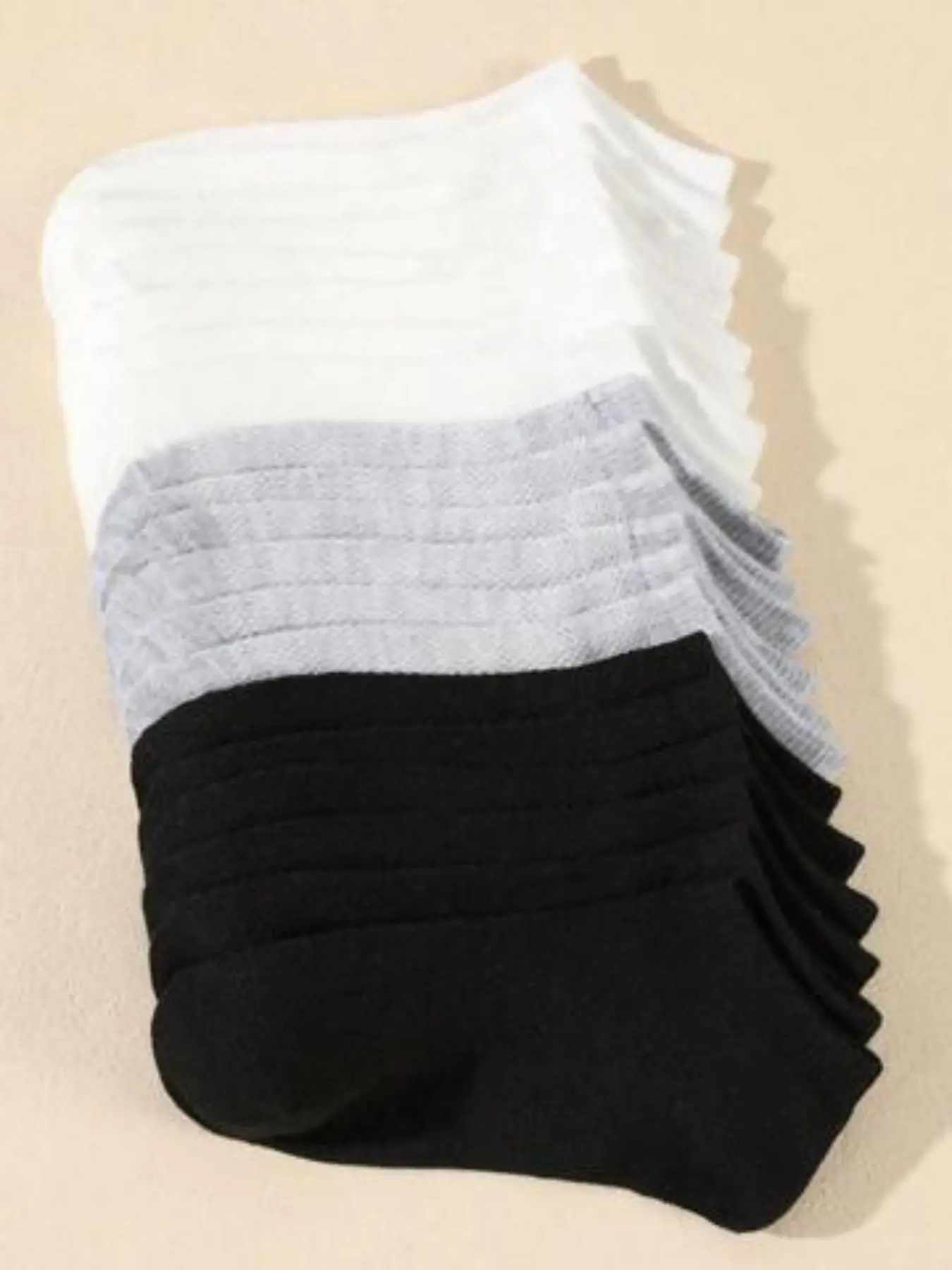 10 Pairs Boys' Socks, Youth Socks, Teen Socks, Spring Summer Mesh Low Top Ankle Socks, Breathable Athletic Sport Casual Socks, Basketball Running Training, Mesh Grid Socks