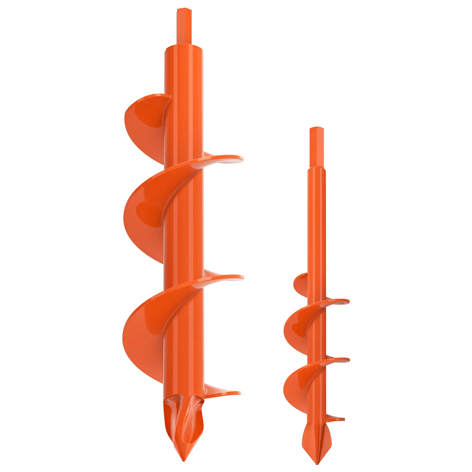 Multi-Size 2-Pack Garden Auger Set with 2 Bits - Chuck Mount, Drill Compatible Specialty Garden Tool for Efficient Hole Digging, Planting, Landscaping Projects