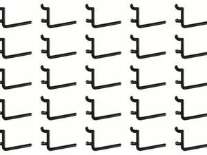 LockHooks Precision Hook – Slanted Straight-End Pegboard Hook Organiser Garage