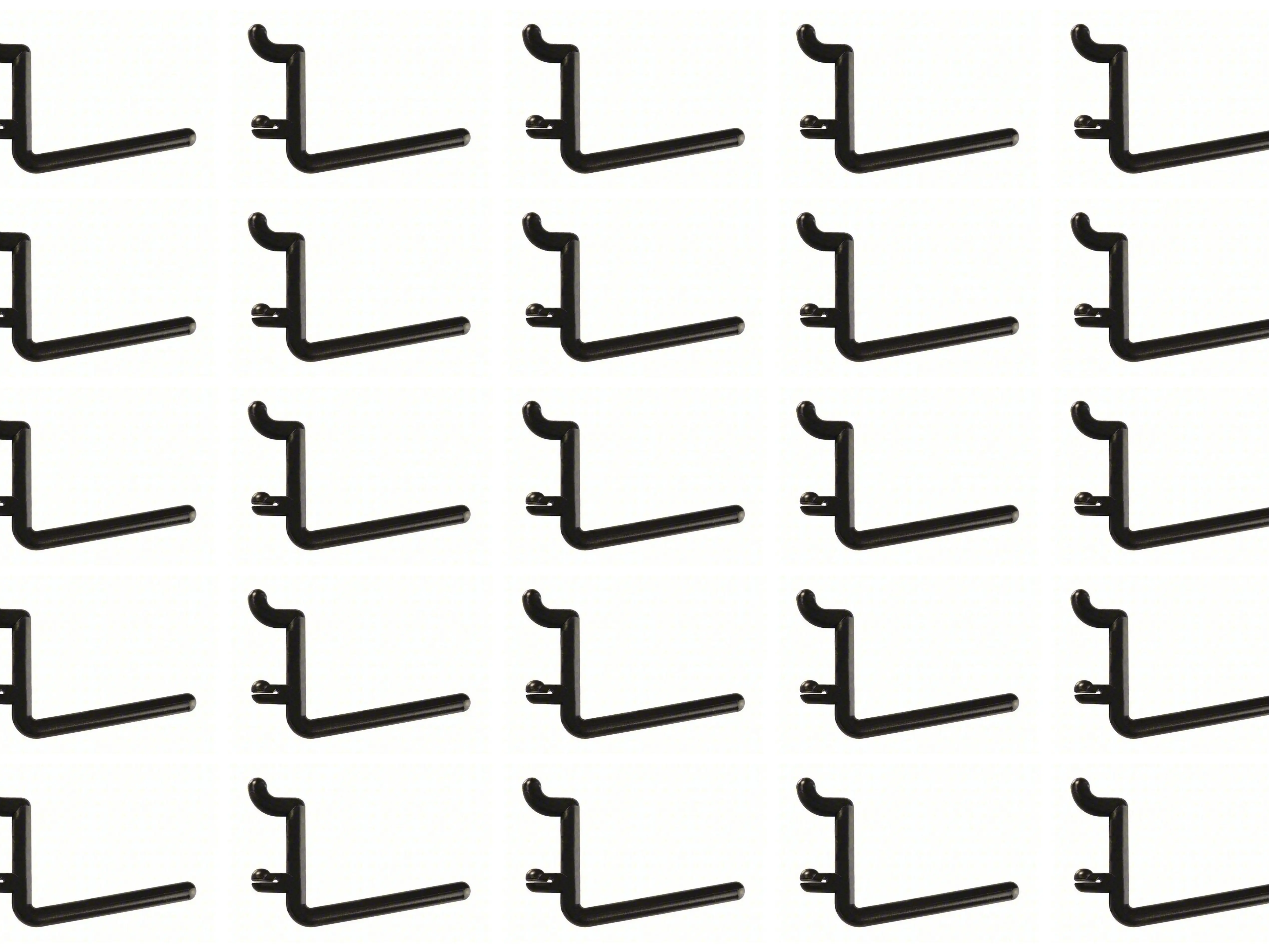 LockHooks Precision Hook – Slanted Straight-End Pegboard Hook Organiser Garage