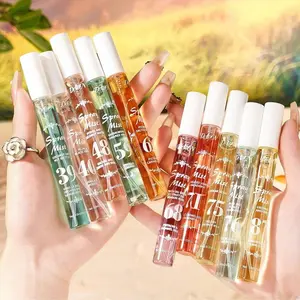 Limited Edition Summer Brazilian Perfume Spray Set, Elegant Perfume Mist, Floral & Fruity Scents, Fragrance Sprays, 10 Bottles, Natural Fresh Scent, Ideal for Travel, Home, Office Use