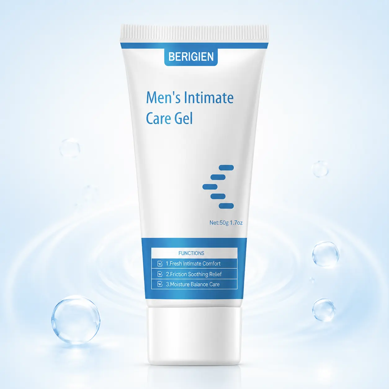 BERIGIEN Men’s Intimate Care Gel for Daily Cooling Comfort