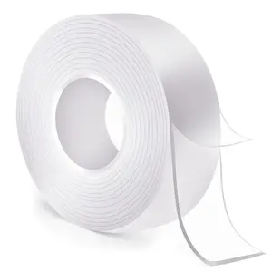 Double-Sided Heavy-Duty Tape (9.85 feet), Nano Double-Sided Tape, Transparent Mounting Tape, Reusable Waterproof Tape, No-Trace Magic Tape, Picture Hanging Adhesive Strips, Ideal for Home Decor Projects