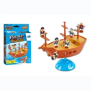 Pirate Ship Balance Toy, Parent-Child Interactive Focus Training Puzzle Toy, Educational Fun for Kids, Model Xinghao 707-B15