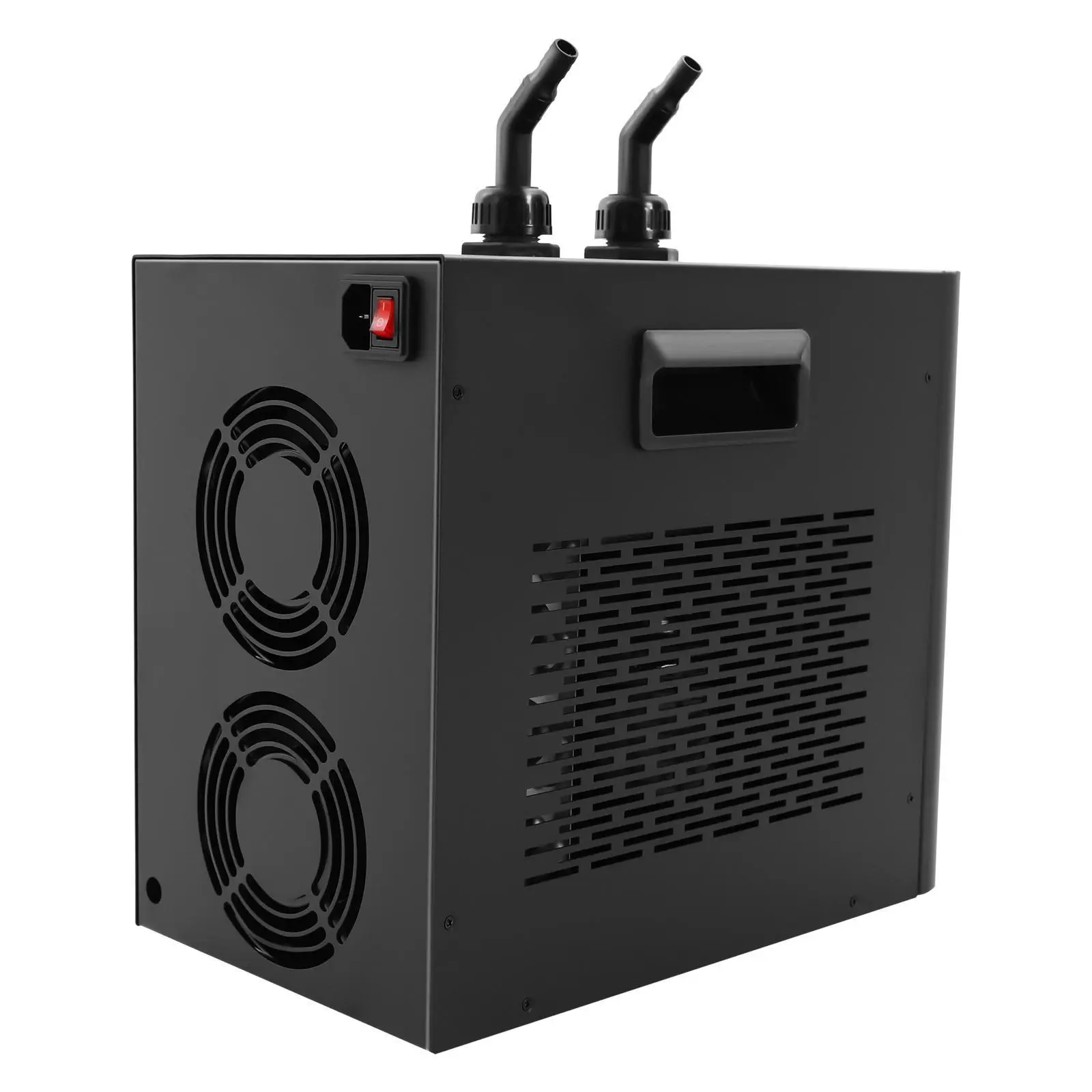 Aquarium Water Chiller with Digital Temperature Control (32-122℉), Pure Titanium Evaporator & 270W Cooling Capacity, Quiet Fish Tank Cooler for up to 47 Gallon Saltwater Freshwater Aquarium, Reef Tank, Hydroponics, Seafood Store, Home & Commercial Use