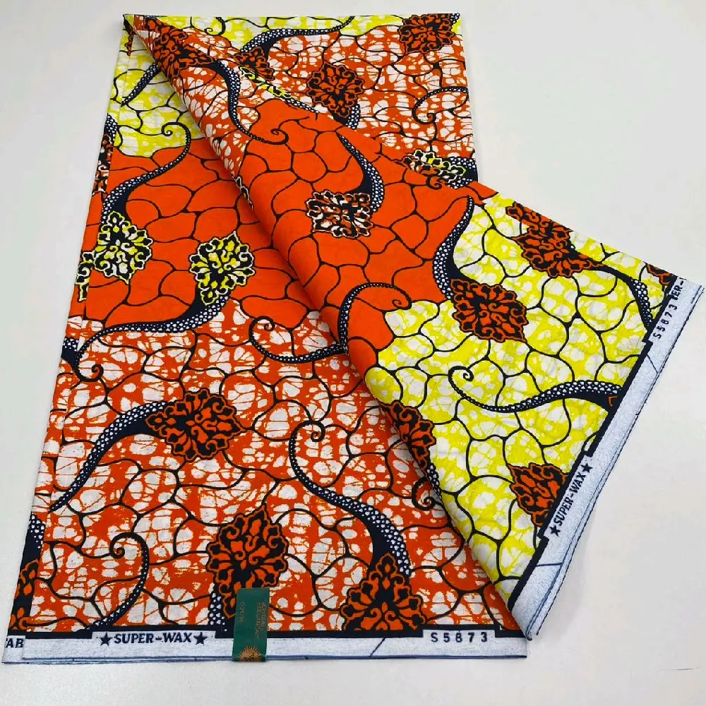 Authentic African Super 100%Cotton 6yards