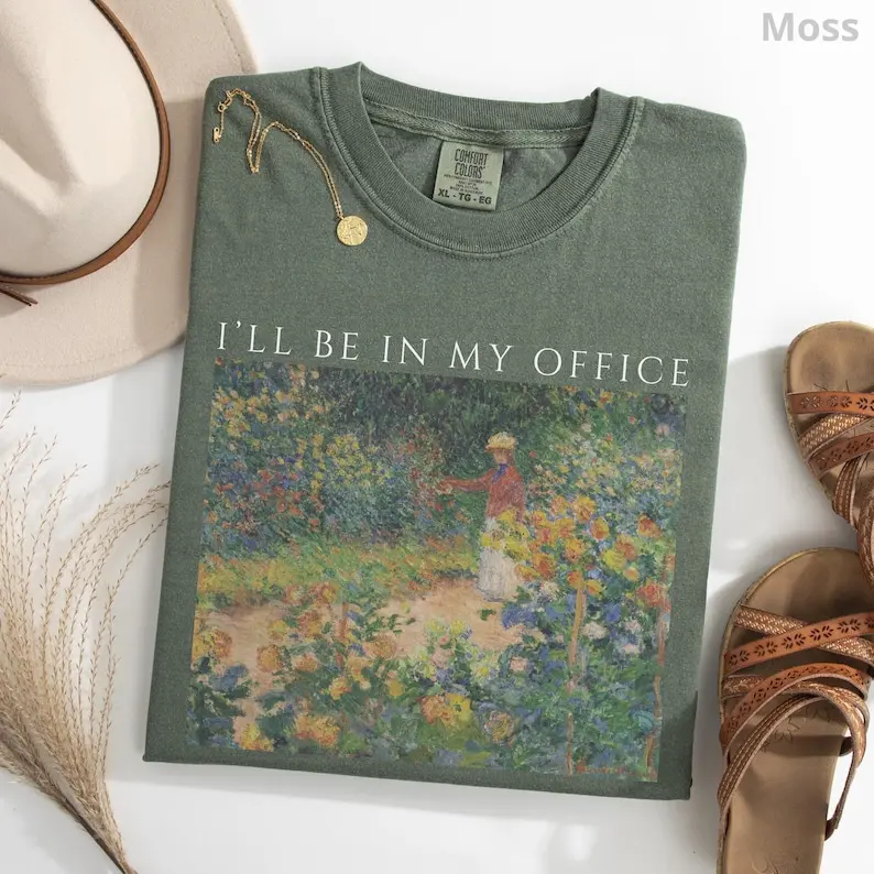 Comfort Colors Vintage Plants TShirt, Plant Lover T-Shirt, Cottagecore Gardener Tee, TShirt For Gardening Moms, Plant Lover Gift T-Shirt