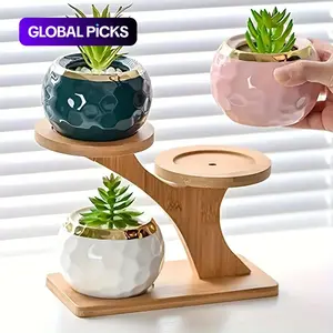 Plant Stand, Multifunctional Plant Pot Holder, Succulent Planter, Plant Stand for Succulents, Garden Supplies for Home, Office, Balcony Decor, Plant Stand Indoor