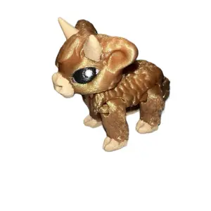 Small Flexi Tiny Highland Cow Figurine
